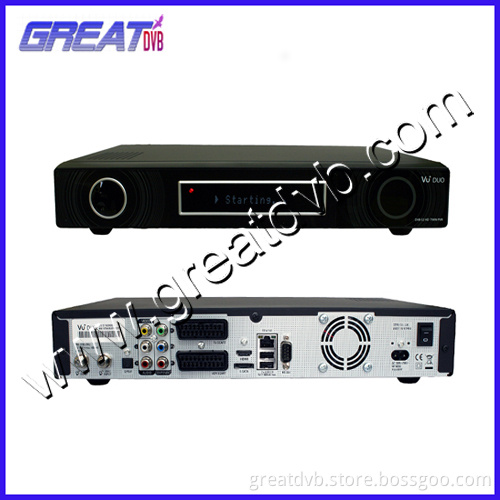 Vu+ Duo Satellite Receiver, Vu Duo Linux HD PVR Receiver, Vu+Duo Twin Tuner DVB-S2 HD Set Top Box